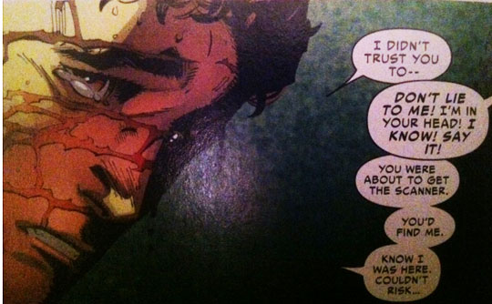 This is Dan Slott's Spider-Man. With decades of experience, at his core he's still just a scared little immature boy. Again: sad.