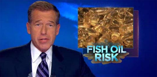 The talking heads are now worried about fish oil, which means politicians will seek to control its use. Ten years from now they'll conclude otherwise, but the regulations will stay in place. Do you really want to live you life in fear? Turn off your television and get out more.