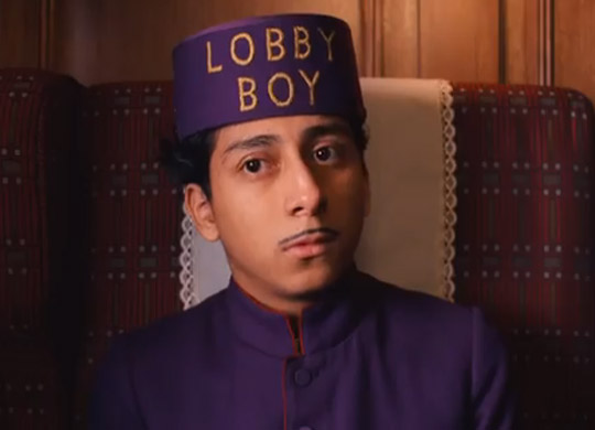 Grand Budapest Lobby Boy