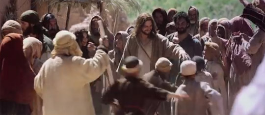 Son of God among people