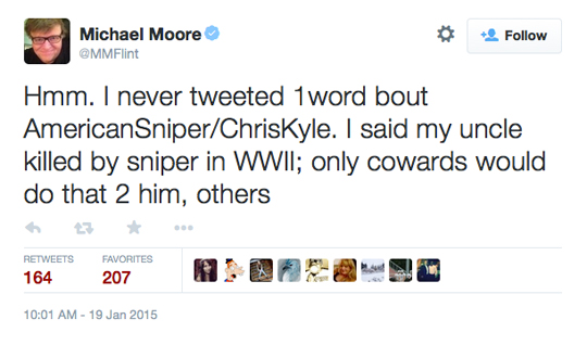 Michael Moore Chris Kyle