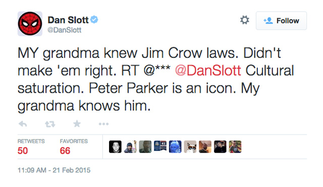 Dan Slott SpiderMan race