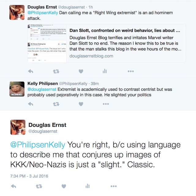 Dan Slott ad hominem attack