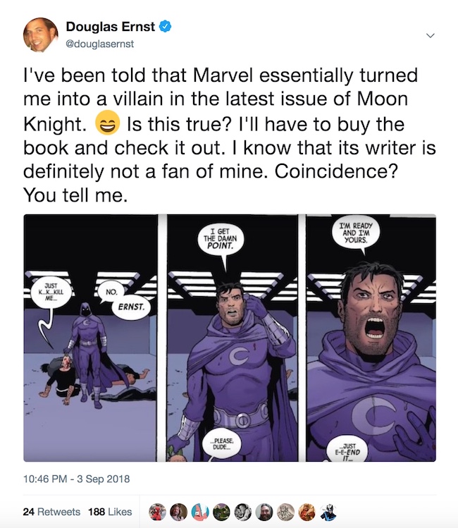Douglas Ernst Twitter Moon Knight
