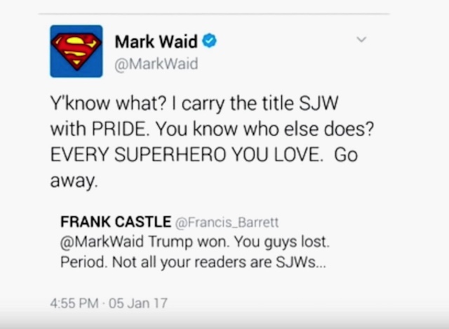 Mark Waid Twitter SJW